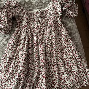 Abercrombie & Fitch strawberry print Dress - White and Red